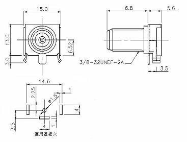 Shield F type for board mounts - 基板マウント用シールドＦ型